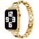 Mobigear Prague Stalen Apple Watch Bandje Vouwsluiting - 49/46/45/44 mm - Goud