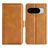 Mobigear Slim Magnet Google Pixel 10 Hoesje Bookcase Portemonnee - Cognac