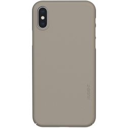 Nudient Thin Precise iPhone XS Hoesje Hardcase Backcover - Clay Beige