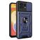 Mobigear Armor Ring Cam Slide Motorola Edge 40 Pro Hoesje Hardcase Backcover Shockproof met Ringhouder en Camera Slider - Blauw