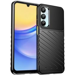 Mobigear Groove Samsung Galaxy A26 Hoesje Flexibel TPU Backcover - Zwart