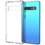 Mobigear Cushion Doorzichtig Samsung Galaxy S10 Hoesje Flexibel TPU Backcover Shockproof - Transparant