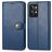 Mobigear Snap Button Realme GT2 Pro Hoesje Bookcase Portemonnee - Blauw