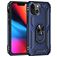 Mobigear Armor Ring iPhone 13 Mini Hoesje Hardcase Backcover Shockproof met Ringhouder - Blauw