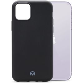 Mobilize Rubber Gelly iPhone 11 Hoesje Flexibel TPU Backcover - Matt Black