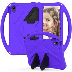 Mobigear AeroArmor Lenovo Tab P11 Plus Gen 1 Kinder Tablethoes met Handvat + Stylus Houder - Paars