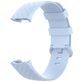 Mobigear Cross Siliconen Fitbit Charge 4 Bandje Gespsluiting - Babyblauw