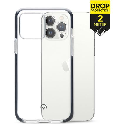 Mobilize Shatterproof iPhone 13 Pro Max Hoesje Hardcase Backcover Shockproof - Transparant / Zwart
