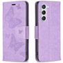 Mobigear Butterfly Samsung Galaxy S24 Hoesje Bookcase Portemonnee - Paars