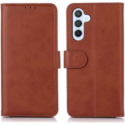 Mobigear Wallet Samsung Galaxy S24 FE Hoesje Bookcase Portemonnee - Bruin