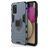 Mobigear Armor Ring Samsung Galaxy A03s Hoesje Hardcase Backcover Shockproof met Ringhouder - Blauw