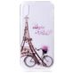 Mobigear Design iPhone XS Max Hoesje Flexibel TPU Backcover - Eiffeltoren