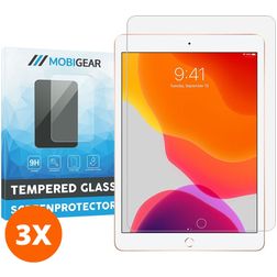 Mobigear iPad 7 (2019) Glazen Screenprotector - Case Friendly (3-Pack)