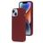 Mobiparts iPhone 14 Siliconen Hoesje Backcover - Plum Red