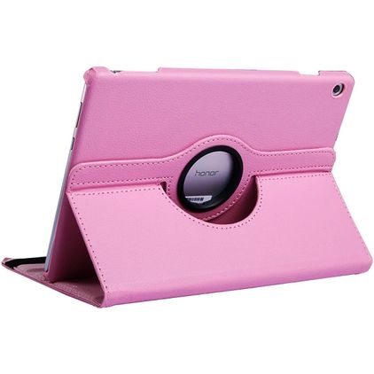 Mobigear DuoStand Huawei MediaPad T5 10.1 Hoes Draaibare Bookcase - Roze