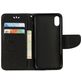 Mobigear Butterfly iPhone XS Hoesje Bookcase Portemonnee - Zwart