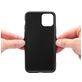 Mobigear Card Pocket iPhone 11 Hoesje Backcover Shockproof met Pasjeshouder - Grijs