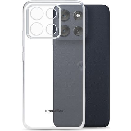 Mobilize Gelly Case Doorzichtig Motorola Moto G56 Hoesje Flexibel TPU Backcover - Transparant