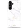 MIO Samsung Galaxy S25 FE MagSafe Hoesje Hardcase Backcover - White Marble