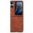 Mobigear Excellent OPPO Find N2 Flip Hoesje Hardcase Backcover - Bruin