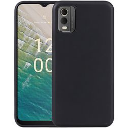 Mobigear Basics Nokia C32 Hoesje Flexibel TPU Backcover - Zwart