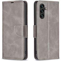 Mobigear Excellent Samsung Galaxy A56 Hoesje Bookcase Portemonnee - Grijs