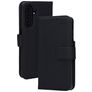 Mobiparts Wallet Samsung Galaxy A17 Hoesje Echt Leer Bookcase Portemonnee - Zwart