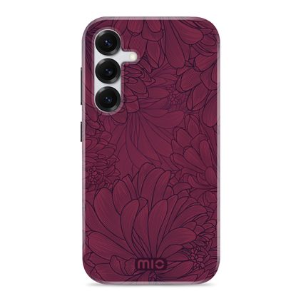 MIO Samsung Galaxy S25 MagSafe Hoesje Hardcase Backcover - Berry Blooms