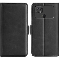 Mobigear Slim Magnet POCO C40 Hoesje Bookcase Portemonnee - Zwart