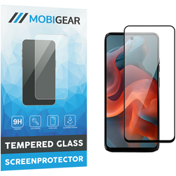 Mobigear Premium Motorola Moto G34 Glazen Screenprotector - Case Friendly - Zwart