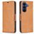 Mobigear Excellent Samsung Galaxy A27 Hoesje Bookcase Portemonnee - Cognac