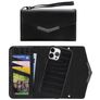 Mobilize Elegant Magnet iPhone 13 Pro Max Hoesje Uitneembare 2in1 Clutch - Black Croco