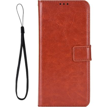 Mobigear Wallet POCO F4 GT Hoesje Bookcase Portemonnee - Bruin