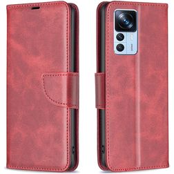 Mobigear Excellent Xiaomi 12T Pro Hoesje Bookcase Portemonnee - Rood