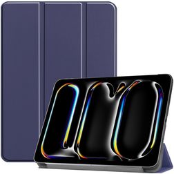 Mobigear Tri-Fold iPad Pro 11 Inch (2024) Hoes Bookcase - Donkerblauw