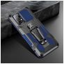 Mobigear Armor Stand Samsung Galaxy A52s 5G Hoesje Hardcase Backcover Shockproof met Standaard - Zwart / Blauw