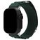 Mobilize Alpine Nylon Apple Watch Bandje Gespsluiting - 49/46/45/44 mm - Donkergroen