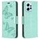 Mobigear Butterfly Xiaomi Redmi Note 12 Hoesje Bookcase Portemonnee - Groen Mobigear Butterfly Xiaomi Redmi Note 12 Hoesje Bookcase Portemonnee - Groen
