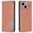 Mobigear Rhombus Slim iPhone 15 Plus Hoesje Bookcase - Bruin