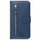 Mobigear Zipper Samsung Galaxy S20 Hoesje Bookcase Portemonnee - Blauw