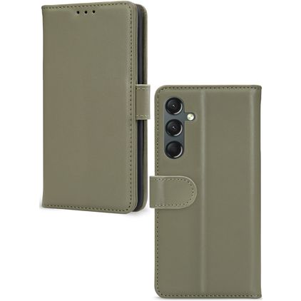 Mobilize Premium Gelly Wallet Samsung Galaxy A24 Hoesje Bookcase Portemonnee - Groen
