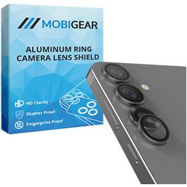 Mobigear Single Samsung Galaxy S25 Glazen Camera Lens Protector - Case Friendly - Zilver