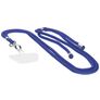 Mobiparts Phonecord Universeel Telefoonkoord Verstelbaar - Blauw