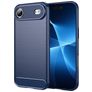 Mobigear Brushed Slim iPhone Air Hoesje Flexibel TPU Backcover - Blauw