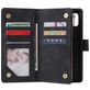Mobigear Zipper Samsung Galaxy Note 10 Lite Hoesje Bookcase Portemonnee - Zwart