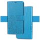 Mobigear Clover iPhone XR Hoesje Bookcase Portemonnee - Blauw