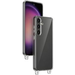 Mobigear Mix & Match Doorzichtig Samsung Galaxy S25 Plus Flexibel TPU Hoesje met koord - Transparant