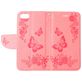 Mobigear Butterfly iPhone SE (2020) Hoesje Bookcase Portemonnee - Roze