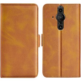 Mobigear Slim Magnet Sony Xperia Pro-I Hoesje Bookcase Portemonnee - Cognac
