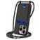 Mobigear Lanyard Card iPhone 16 Pro Max Siliconen Hoesje met koord en Pasjeshouder - Zwart